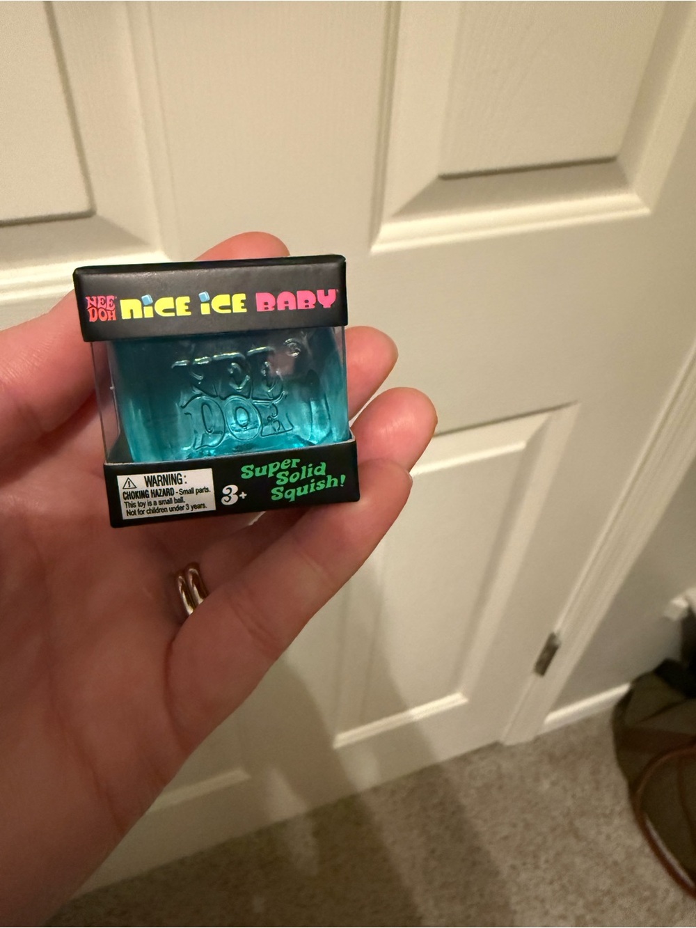 Nice Ice Baby Super Solid Squish! Blue Kids Toy by Nee Doh